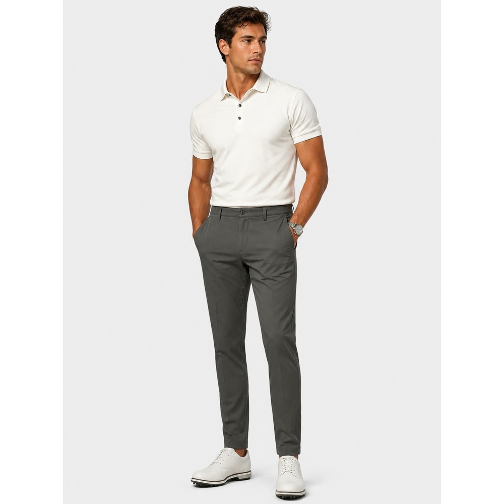 SKYR Tricot Dynasty Slim Fit Pant Olive Green 4-Way Stretch 36x30 NWT